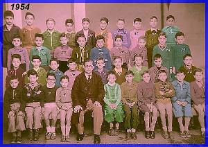 ECOLE JEAN MACE GARCONS 1954 CM2 M PETERS